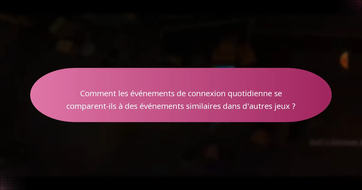 Quelles récompenses spéciales les joueurs peuvent-ils gagner grâce aux événements de connexion quotidienne ?