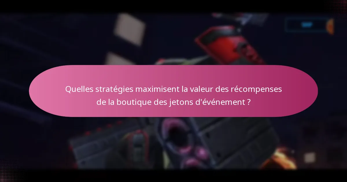 Comment fonctionnent les sélecteurs de personnages dans la boutique des jetons d’événement ?